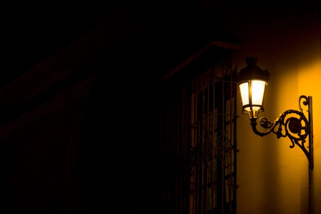 Lights of night city Lights of night city