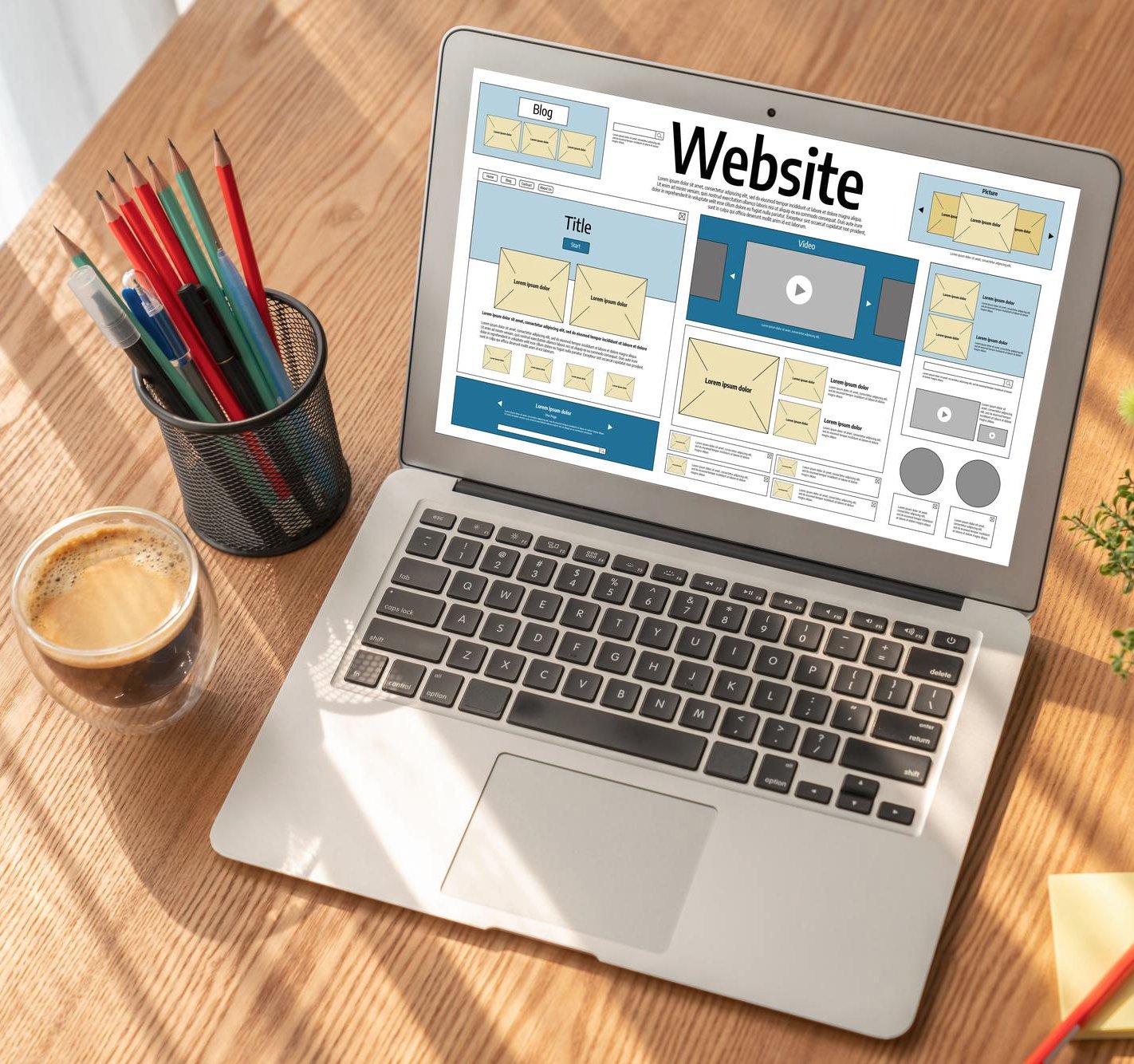 Website design software provide snugly template for online retail business